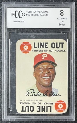 RICH RICHIE ALLEN BCCG 9 1968 TOPPS BÉISBOL #23 JUEGO PHILLIES 2398 Foto 1 de 2