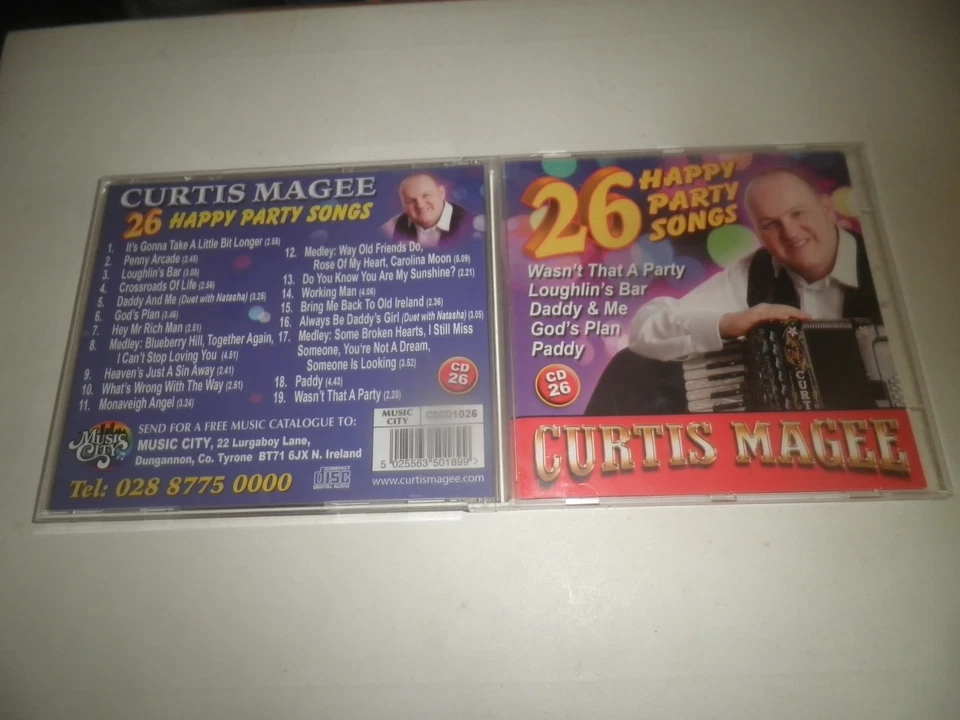 Curtis Magee : 26 HAPPY PARTY SONGS CD - Изображение 1 из 1