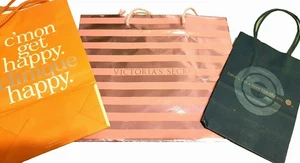 Vintage Einkaufstaschen Papier 3 Stück 80er Clinique, Victoria's Secret & Eatons - Bild 1 von 7