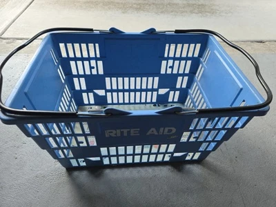 Cesta de compras Rite Aid original de tienda minorista Foto 1 de 4