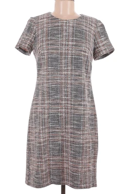 EUC Calvin Klein multicolored tweed short sleeve shift dress women’s 8 business - Image 1 of 4