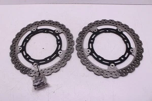 17-24 KAWASAKI Z650 ZR650 ABS OEM FRONT LEFT RIGHT BRAKE ROTORS DISCS - Picture 1 of 5
