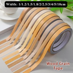 Wood Grain Repair Adhensive Duct Tape Furniture Decorative Border Trim Sticker - Picture 1 of 39
