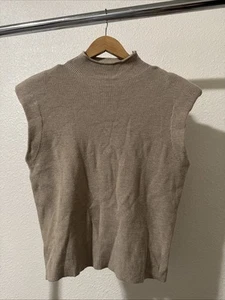 Olive+Oak Sleeveless Tank Top Sweater Top - Picture 1 of 9