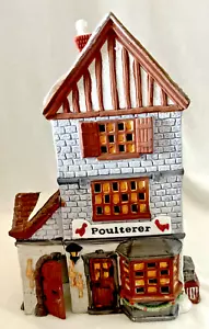 Serie Colección Heritage Village/Poulterer/1988/Cerámica/Luces/Navidad - Imagen 1 de 6