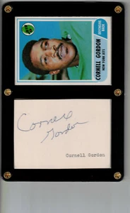 1968 Topps Football - #91 Cornell Gordon, NY Jets : with autographed index card - Picture 1 of 1