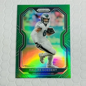 Dallas Goedert 2020 Panini Prizm Green Parallel Philadelphia Eagles Color Match - Foto 1 di 4