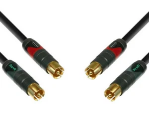 DG Systems - Cavo professionale RCA con Neutrik Profi NF2C-B/2 - Made in Italy - Imagen 1 de 1
