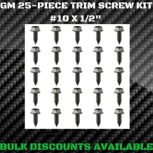 1936-1996 GM D BODY Interior Dash Exterior Molding Engine Bay Trim Screws OEM - Bild 1 von 2