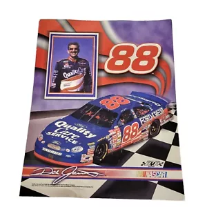 Póster promocional Dale Jarrett 88 vintage nuevo de lote antiguo carreras 8x10 Ford cuidado de calidad - Imagen 1 de 10