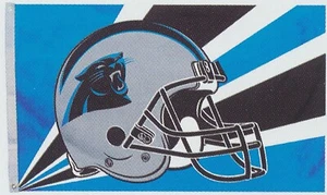 Carolina Panthers Huge 3' x 5' NFL Licensed Helmet Flag / Banner - Free Shipping - Picture 1 of 1
