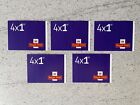 20 Genuine New 1st First Class Plum Purple Self Adhesive Barcode Stamps,Swap Out
