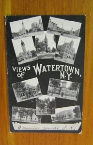 Views Of Watertown NY 1906 UDB - Picture 1 of 2