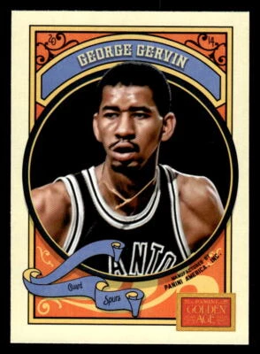 Tarjeta Panini Golden Age #143 2014 George Gervin San Antonio Spurs Foto 1 de 2
