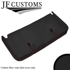 CUBIERTA DE VINILO CARBONO TAPA MALETERO TRASERO PUNTO ROJO SE ADAPTA A CATERHAM SEVEN S3 PERSONALIZADA NUEVA - Imagen 1 de 3
