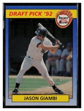 1992 Front Row Draft Picks #40 Jason Giambi