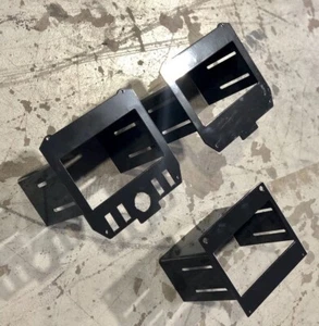 Aluminum Double Din Stereo Dash Mounting Kit for the Polaris Slingshot - Picture 1 of 4