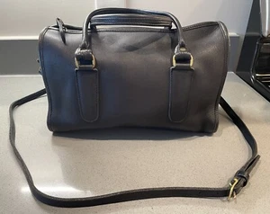 Vintage Coach schwarze Leder Madison Umhängetasche Doktortasche Made in USA 9765 - Bild 1 von 18