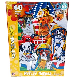 SPRINGBOK 60 Piece Puzzle RESCUE HEROES 13.5" x 19" Factory Seal - Picture 1 of 4