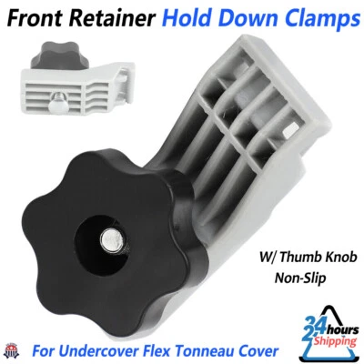 Front Retainer Hold Down Clamps Replacement For Undercover Flex Tonneau Cover Foto 1 de 4