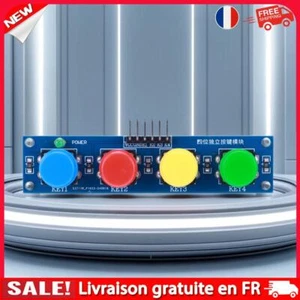 fr 4 Buttons Keyboard Module with Hat Keypad Module for Arduino ARM (Mix color) - Photo 1/10