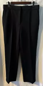 NWT Ann Taylor "The Straight" Dress Pants Ponte Black High Rise Size 12p - Picture 1 of 4