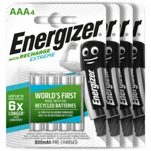 16 x Energizer Rechargeable AAA batteries Accu Recharge Extreme NiMH 800mAh HR03 - Picture 1 of 10