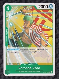 x1 Roronoa Zoro ~ OP07-034 Una pieza poco común 500 años en el futuro - Imagen 1 de 1