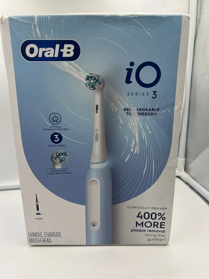 Oral-B iO Series 3 Rechargeable Electric Toothbrush - Matte White