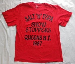SALT 'N PEPA Show Stoppers Queens, NY 1987 Retro Hip-Hop Rap T-Shirt - Size XL - Picture 1 of 5