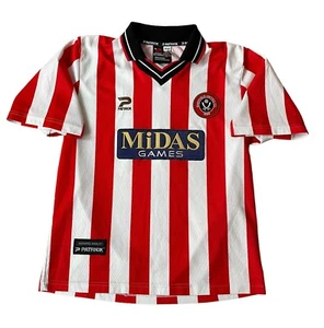 Sheffield United Home football shirt 2000 Soccer Jersey Mens Trickot Size M - Picture 1 of 12