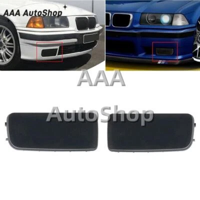 2 piezas negro para BMW E36 serie 3 318is 323i 325i luz antiniebla agujero cubierta tapa embellecedor Foto 1 de 4
