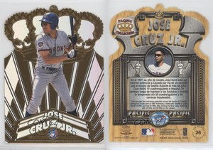 1998 Pacific Crown Collection Gold Crown Die-Cuts Jose Cruz Jr #36