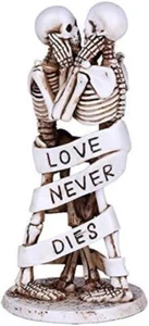 Pacific Giftware Love Never Dies Skeleton Couple Resin Figurine - Picture 1 of 1