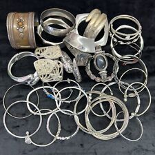 Vintage / Modern Job Lot Large Mix Bracelet Bangles Bundle ReSell Upcycle
