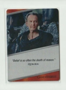 Tarjeta Metal Juego de Tronos Iron Anniversary Series 1 Anton Lesser Qyburn E-23 - Imagen 1 de 2