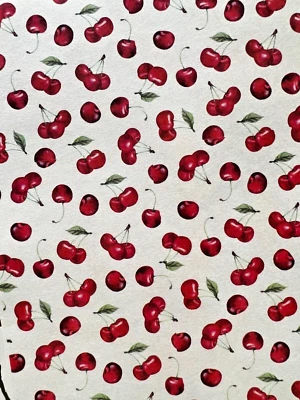 Cherry image transfer paper for polymer clay