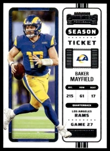 Panini Contenders 2022 Baker Mayfield Los Angeles Rams #14 - Imagen 1 de 2