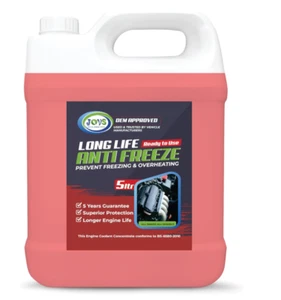 Red Antifreeze Engine Coolant 5L - Ready to Use, All Cars, Year-Round Protection - Picture 1 of 5