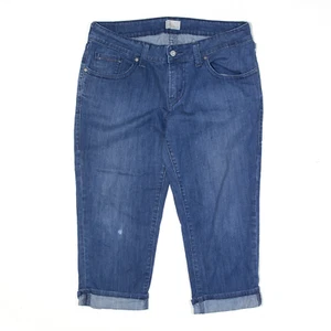 LEVI'S Cropped Jeans Blau Denim Regular Tapered Damen W34 L21 - Bild 1 von 6