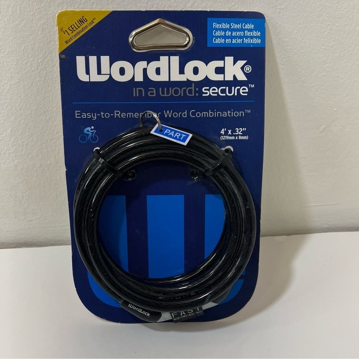 Easy Remember Lock WordLock 4-Foot Steel Cable Lock - Easy Word ...