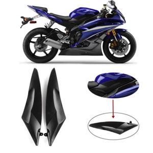 Black Gas Tank Side Fairing Panel Cover for Yamaha YZF R6 2006 2007 06 07 - Foto 1 di 2