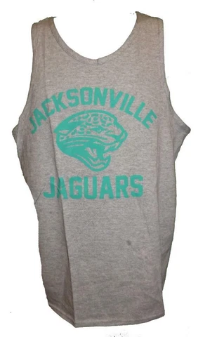 New Jacksonville Jaguars Mens Sizes M-L-XL-2XL Gray Tank Top Shirt $20 Cover