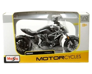 Maisto 1:12 Ducati X Diavel S Bike Black 31101 New in Box Motorcycles Model - Picture 1 of 1
