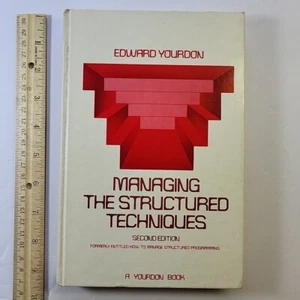 Managing The Structured Techniques 2nd Second Edition Edward Yourdon - Picture 1 of 7