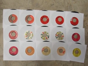 Lot of 15 Different Old 45 RPM Records - Labels Reprise through Sandy - Bild 1 von 2