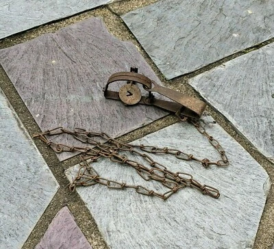 VTG Oneida Victor Small Animal Spring Leg Long Trap # 1 Primitive Game Hunt  - Image 1 of 4