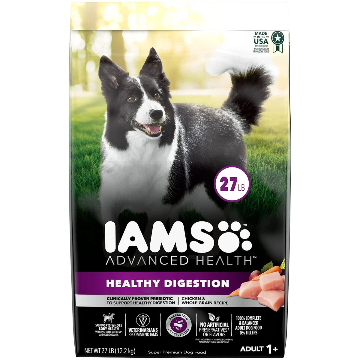 Iams Adulto Cordero Y Arroz Hundenahrung – 2,7 Kg Sack Mit Lamm & Reis