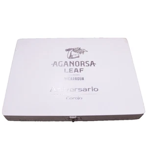 Aganorsa Leaf Gran Toro Aniversario Corojo Empty Wooden Cig Box 10" x 7.25" x 1" - Picture 1 of 4