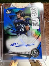 2022 Bowman Platinum HARRY FORD AUTO BLUE 17/150 serial TOP-40. MARINERS